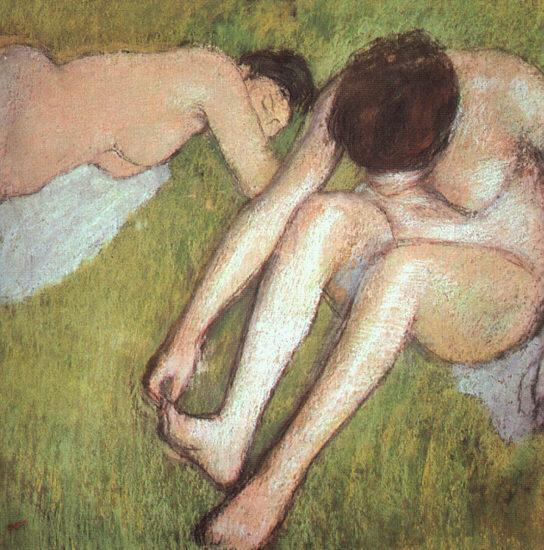 Edgar Degas Bathers on the Grass France oil painting art